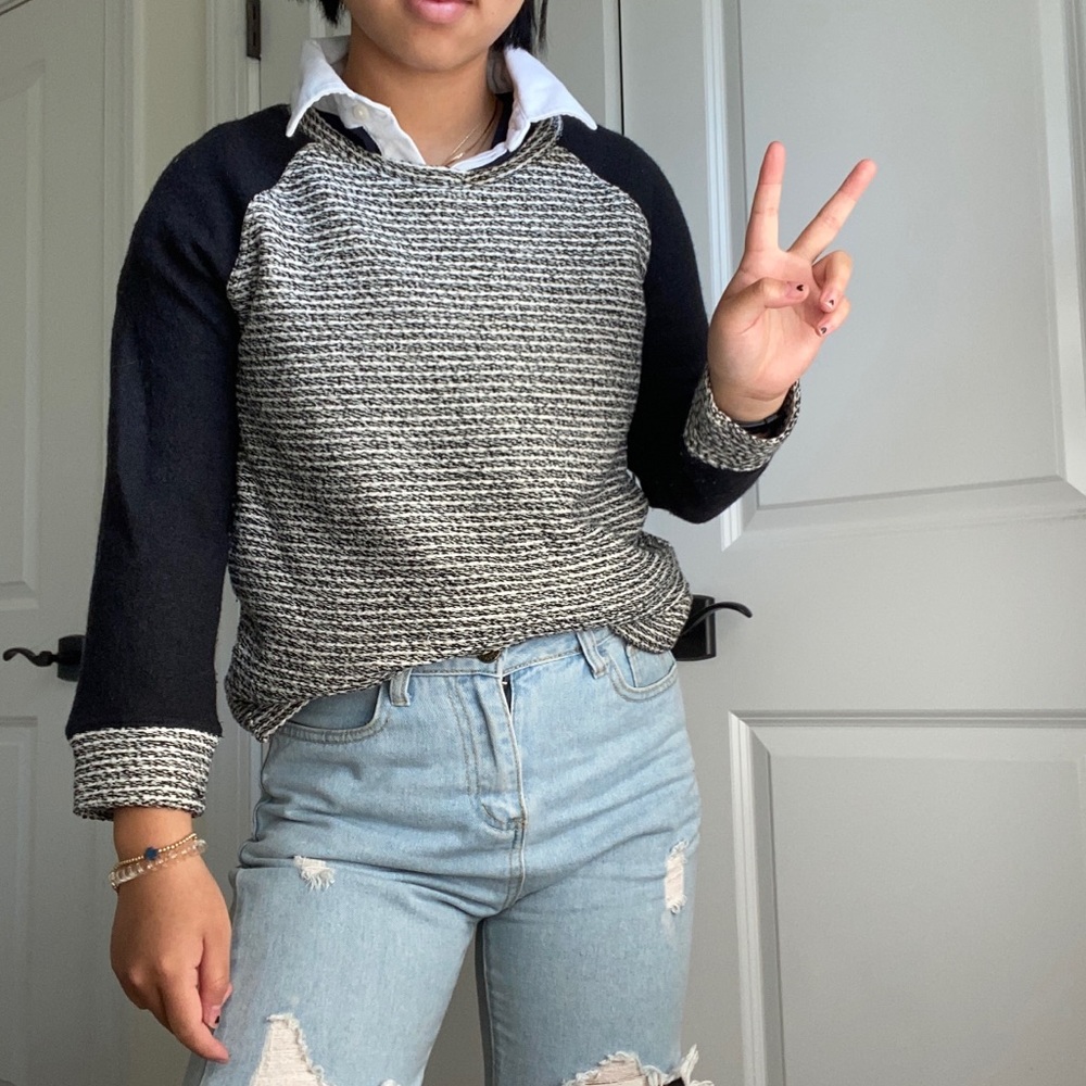Madewell Open-Stitch Pullover Sweater